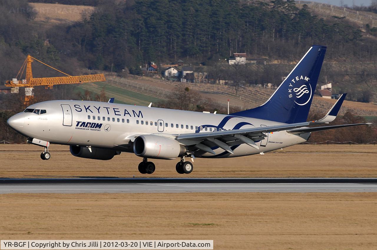 YR-BGF, 2001 Boeing 737-78J C/N 28440, TAROM