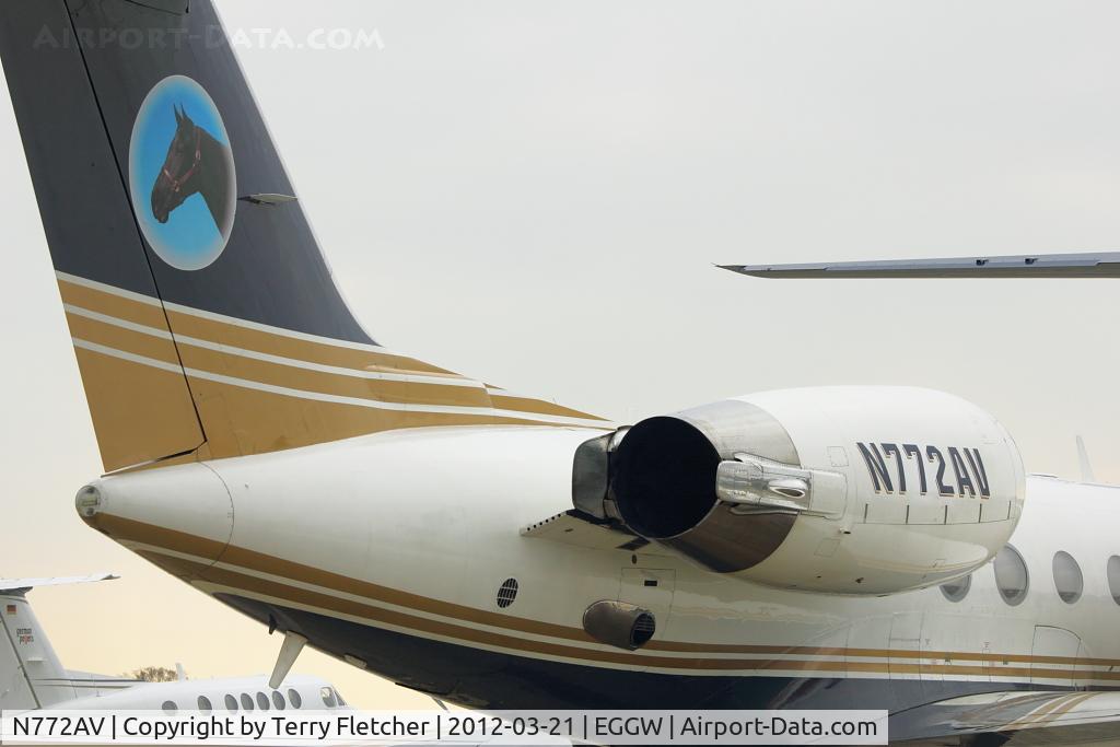 N772AV, 1987 Gulfstream Aerospace G-IV C/N 1015, 1987 Gulfstream Aerospace G-IV, c/n: 1015 at Luton