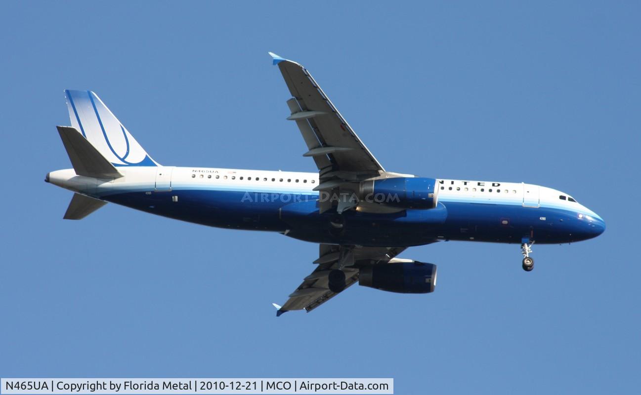 N465UA, 2000 Airbus A320-232 C/N 1341, United A320