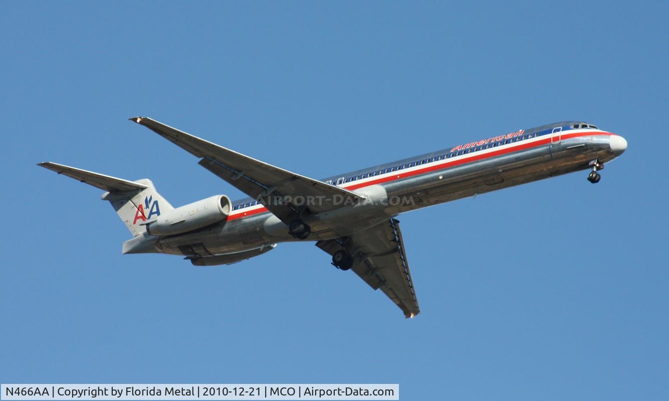 N466AA, 1988 McDonnell Douglas MD-82 (DC-9-82) C/N 49596, American MD-82
