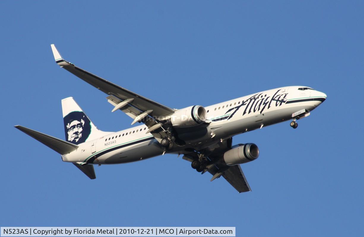 N523AS, 2009 Boeing 737-890 C/N 35194, Alaska 737