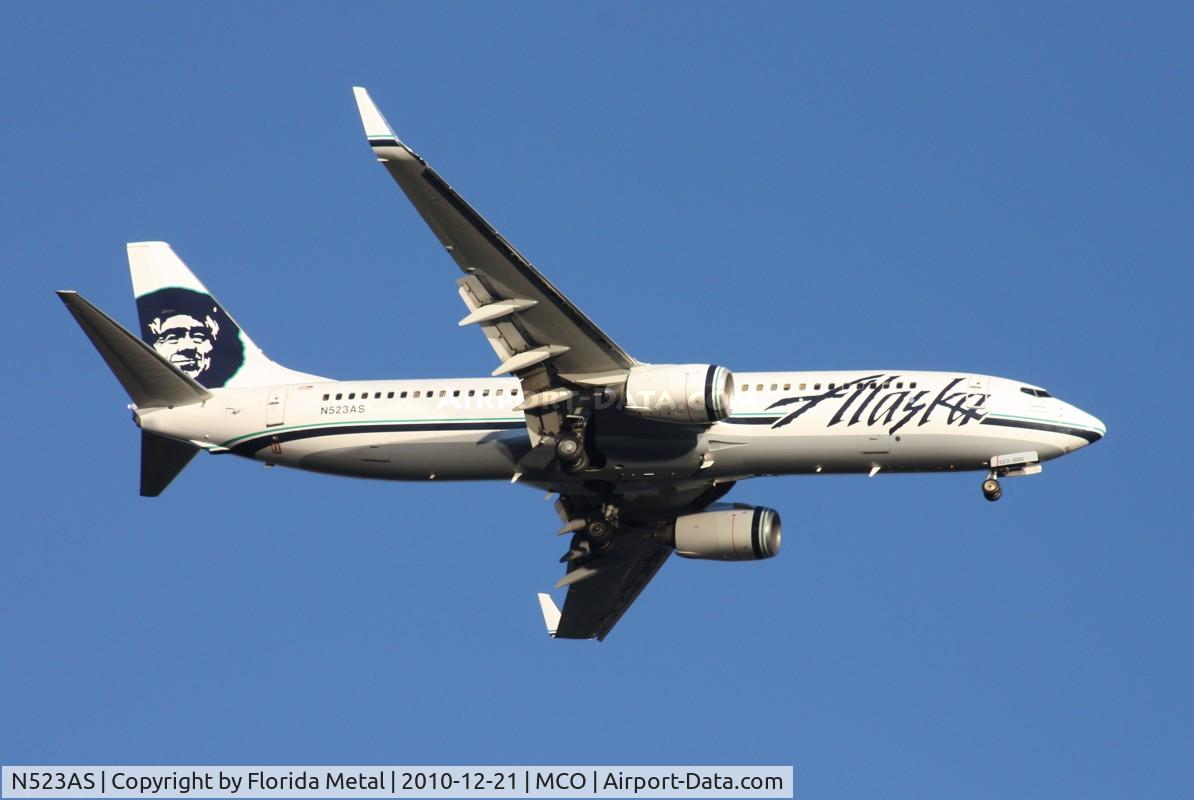 N523AS, 2009 Boeing 737-890 C/N 35194, Alaska 737