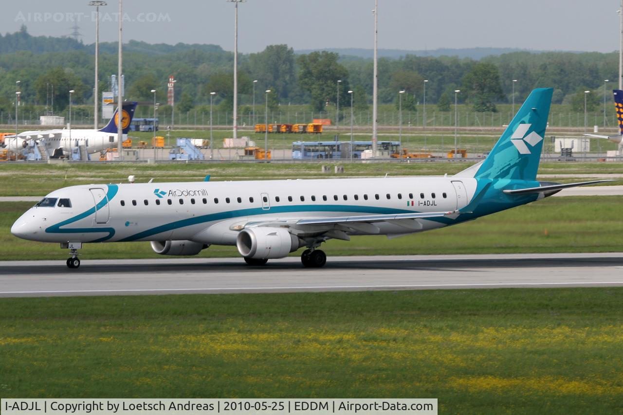 I-ADJL, 2009 Embraer 195LR (ERJ-190-200LR) C/N 19000256, Air Dolomiti