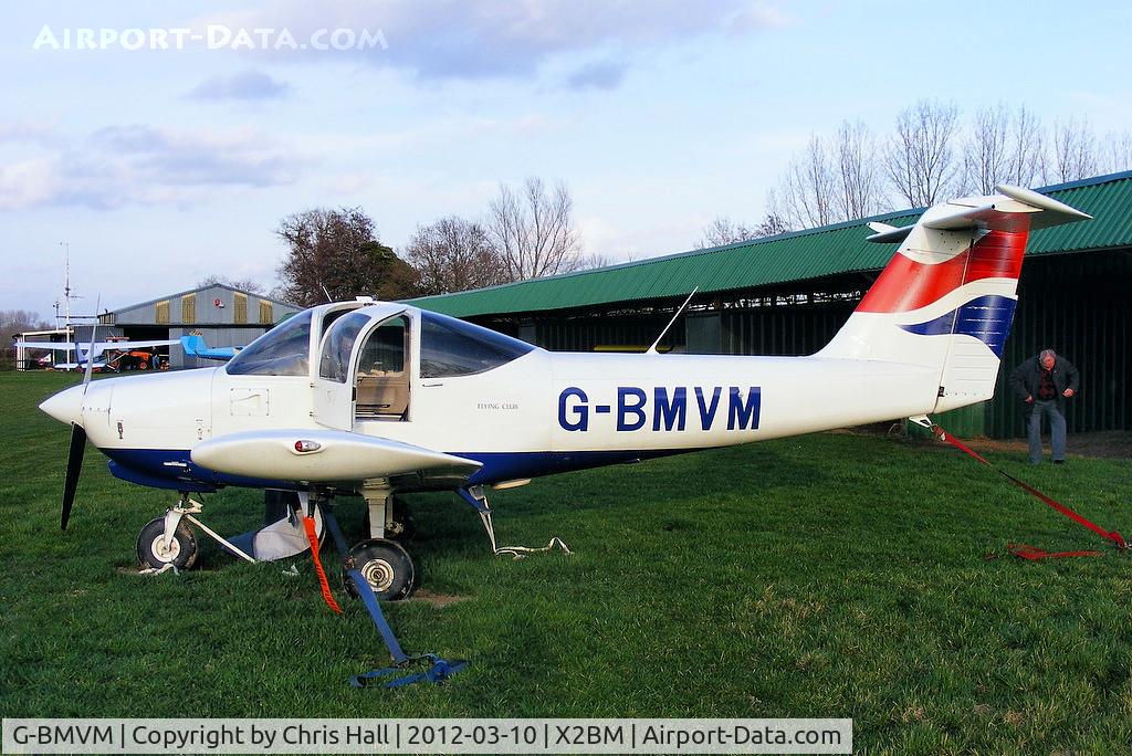 G-BMVM, 1979 Piper PA-38-112 Tomahawk Tomahawk C/N 38-79A0025, at Lower Wasing Farm, Brimpton