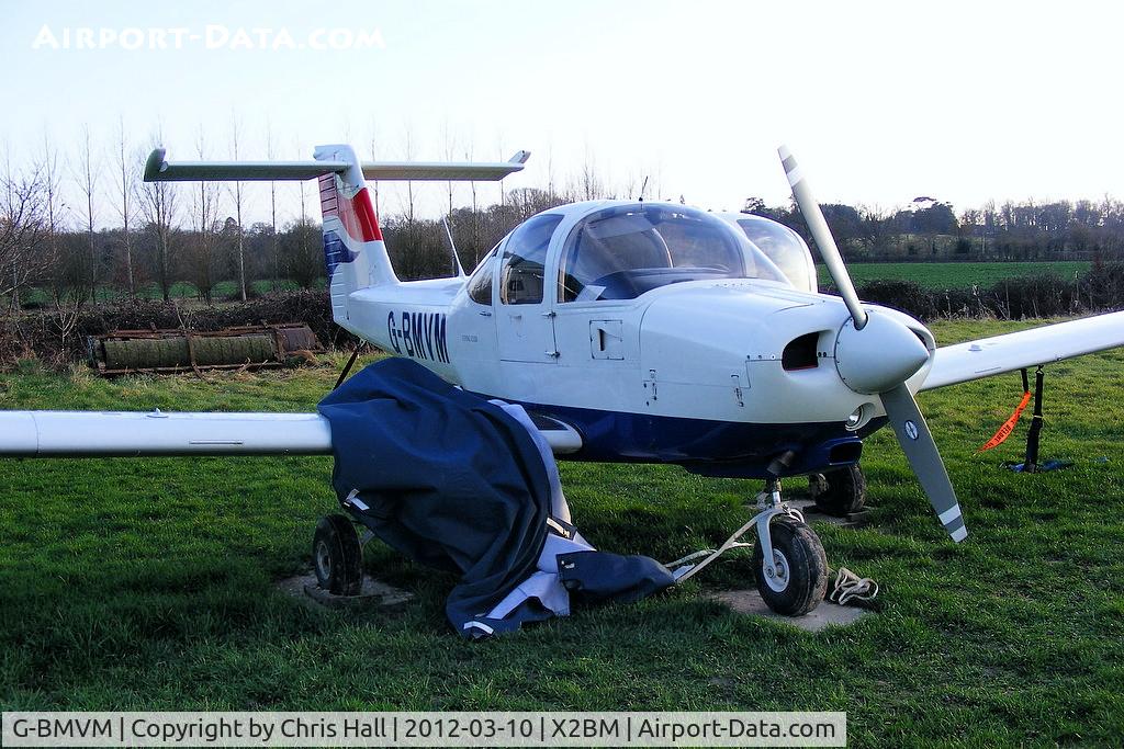 G-BMVM, 1979 Piper PA-38-112 Tomahawk Tomahawk C/N 38-79A0025, at Lower Wasing Farm, Brimpton