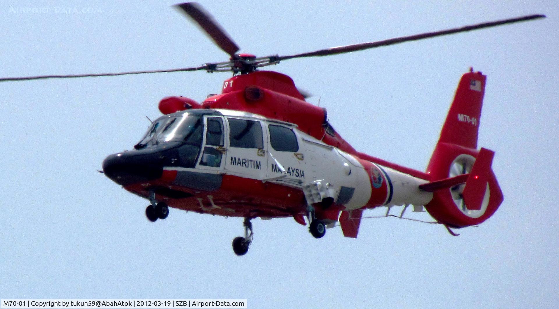 M70-01, Eurocopter AS-365N-3 Dauphin 2 C/N 6723, Malaysian Maritime Enforcement Agency