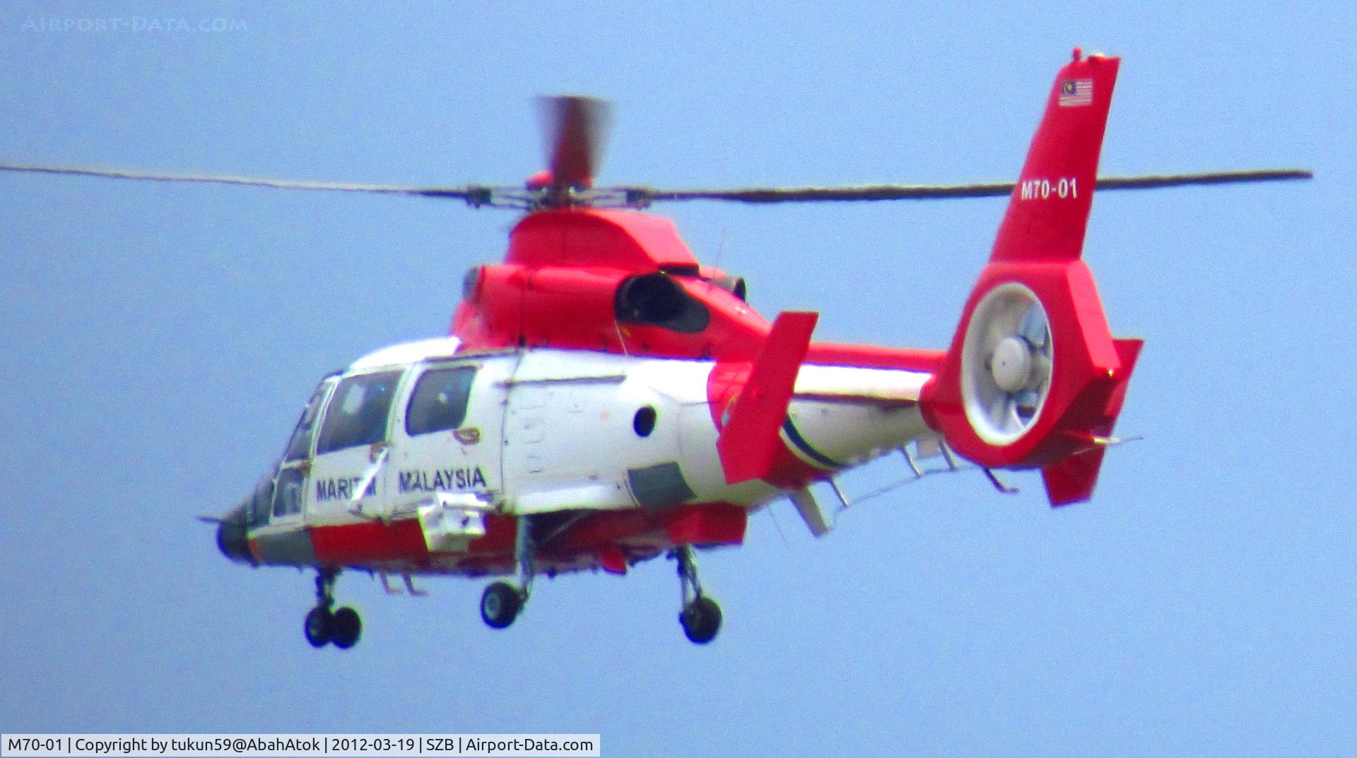 M70-01, Eurocopter AS-365N-3 Dauphin 2 C/N 6723, Malaysian Maritime Enforcement Agency (Maritim Malaysia)