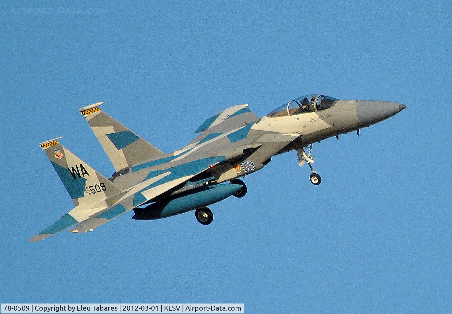 78-0509, 1978 McDonnell Douglas F-15C Eagle C/N 0494/C042, Taken during Red Flag Exercise at Nellis Air Force Base, Nevada.