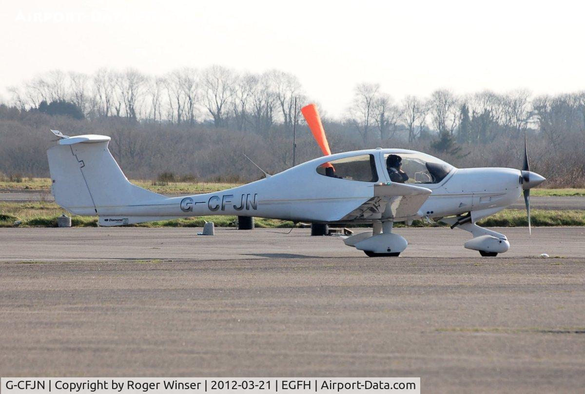 G-CFJN, 2007 Diamond DA-40D Diamond Star C/N D4.295, Visiting Diamond Star of Atlantic Flight Training