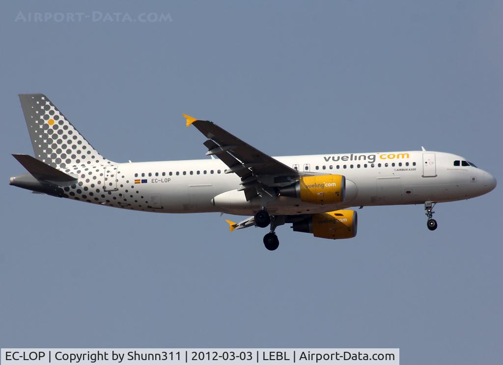 EC-LOP, 2011 Airbus A320-214 C/N 4937, Landing rwy 07L