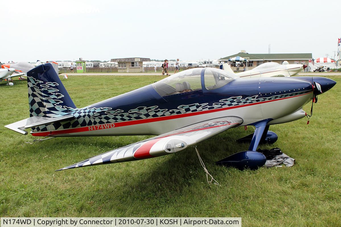 N174WD, Vans RV-7 C/N 72458, EAA Airventure 2010.