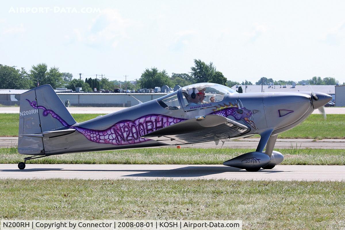 N200RH, 1998 Vans RV-6 C/N 21358, EAA Airventure 2008.