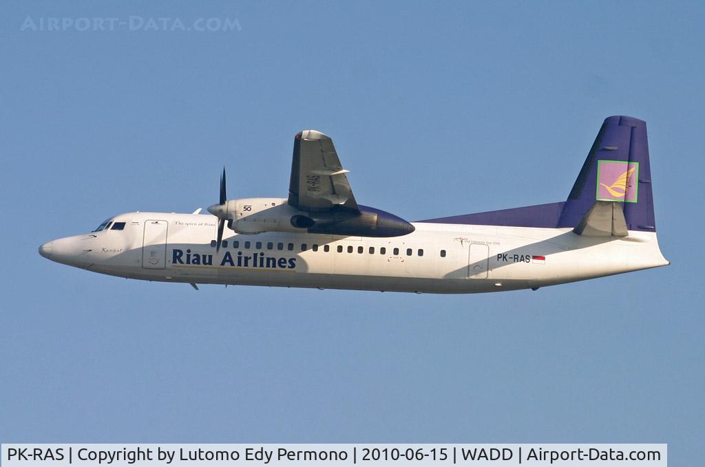 PK-RAS, 1992 Fokker 50 C/N 20261, Riau Airlines
