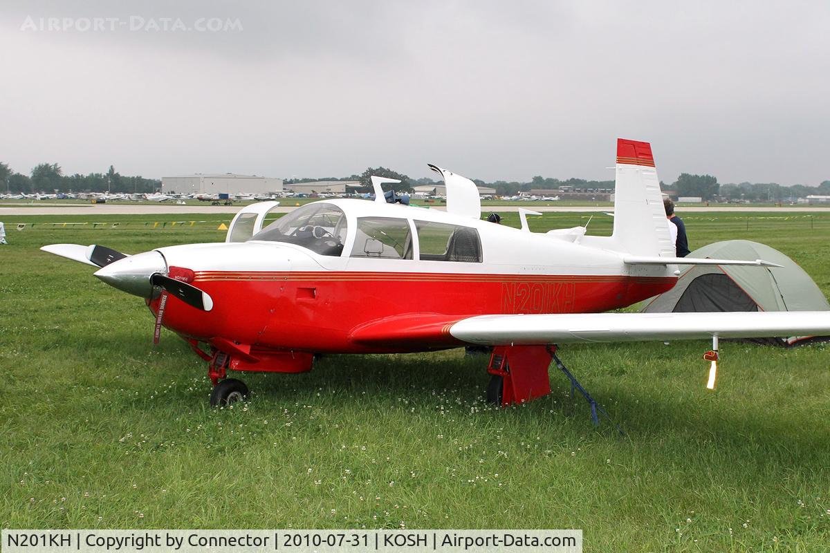 N201KH, 1978 Mooney M20J 201 C/N 24-0484, EAA Airventure 2010.