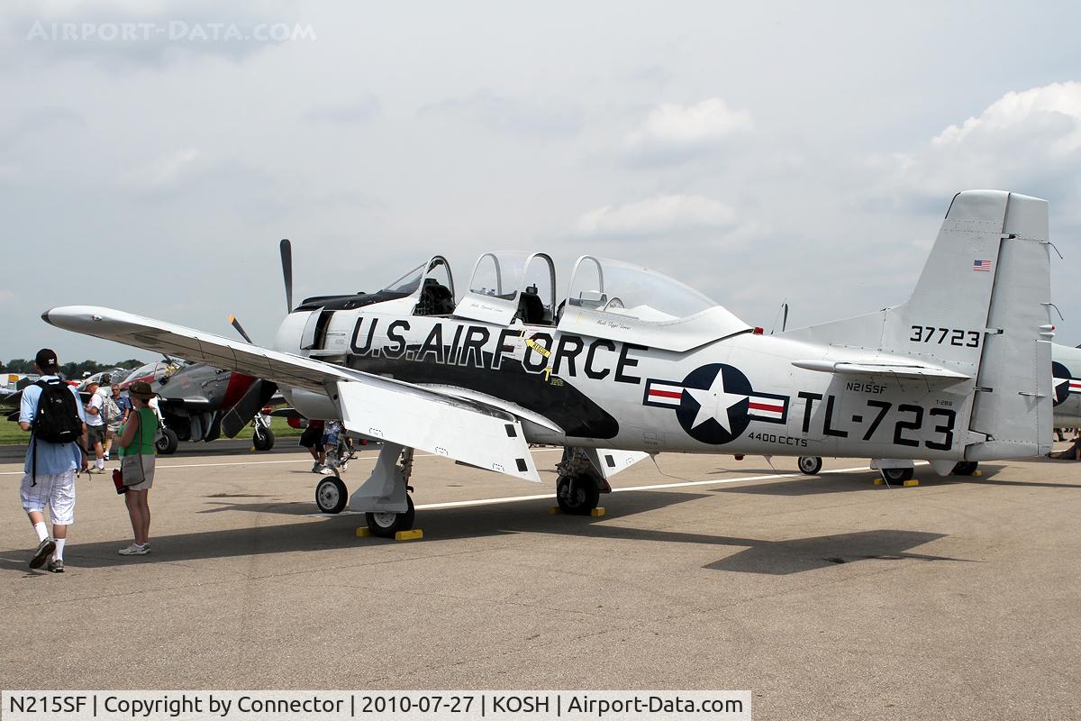 N215SF, 1955 North American T-28B Trojan C/N 200-86 (137723), EAA Airventure 2010.