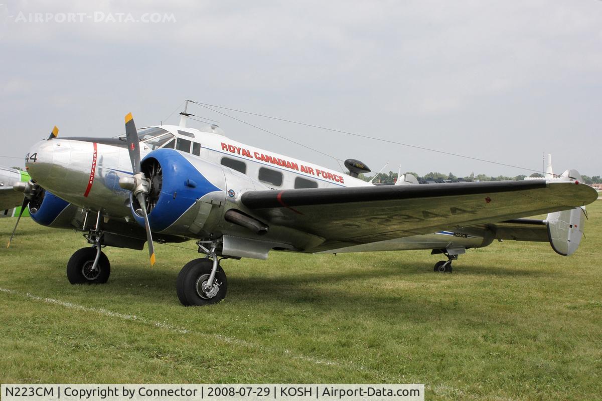 N223CM, 1952 Beech D18S C/N CA223, EAA Airventure 2008.