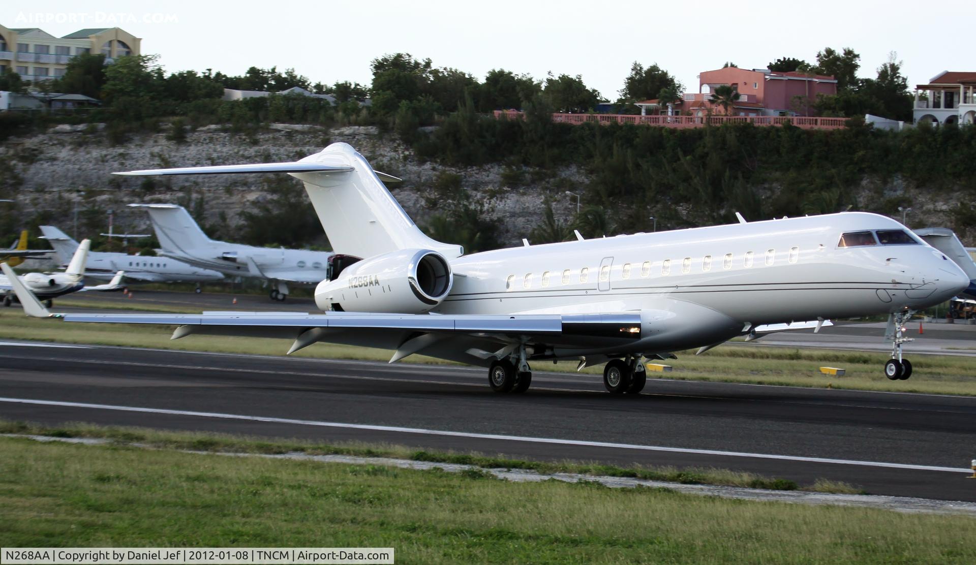 N268AA, 2010 Bombardier BD-700-1A10 Global Express XRS C/N 9406, N268AA