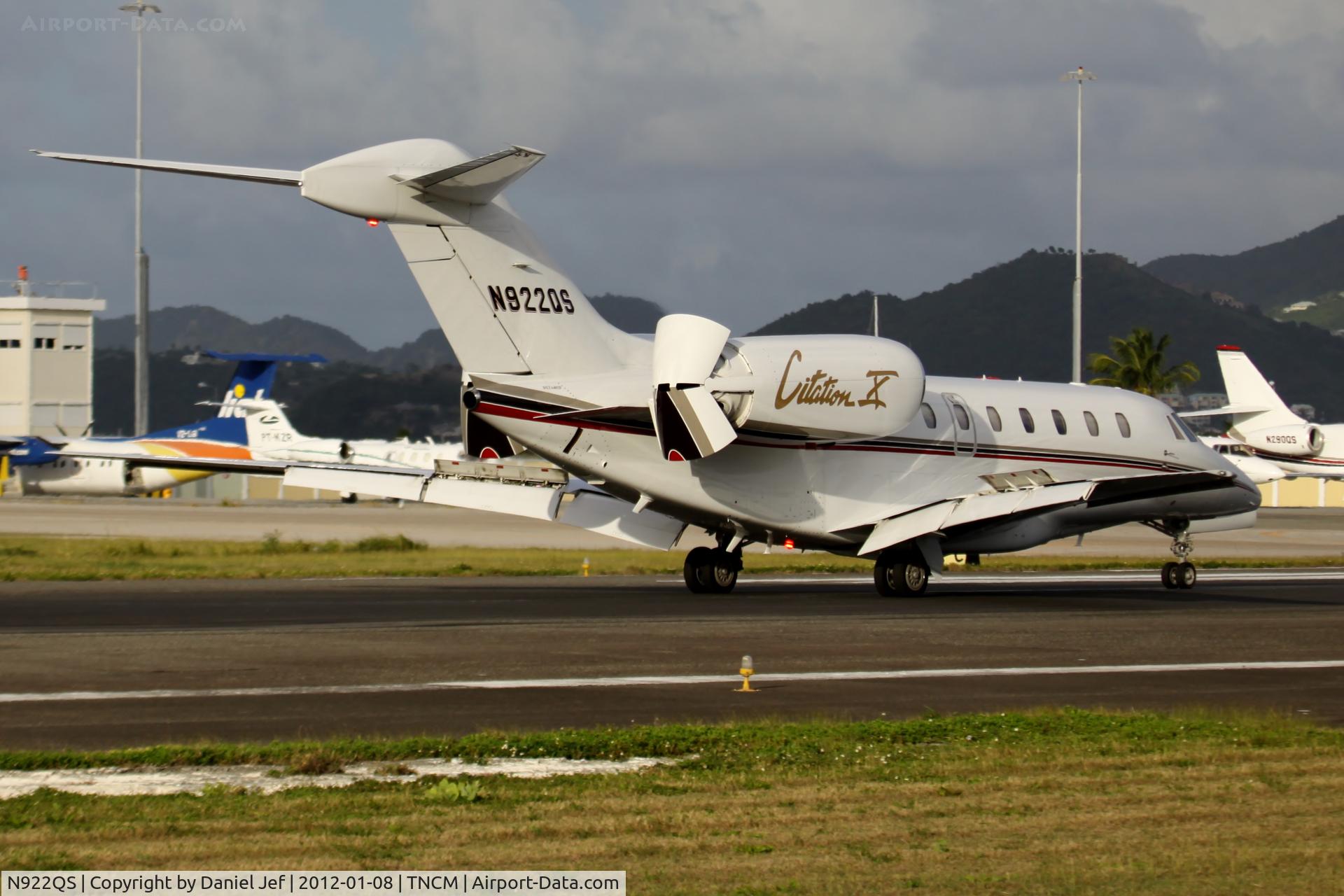 N922QS, 2008 Cessna 750 Citation X Citation X C/N 750-0293, N922QS