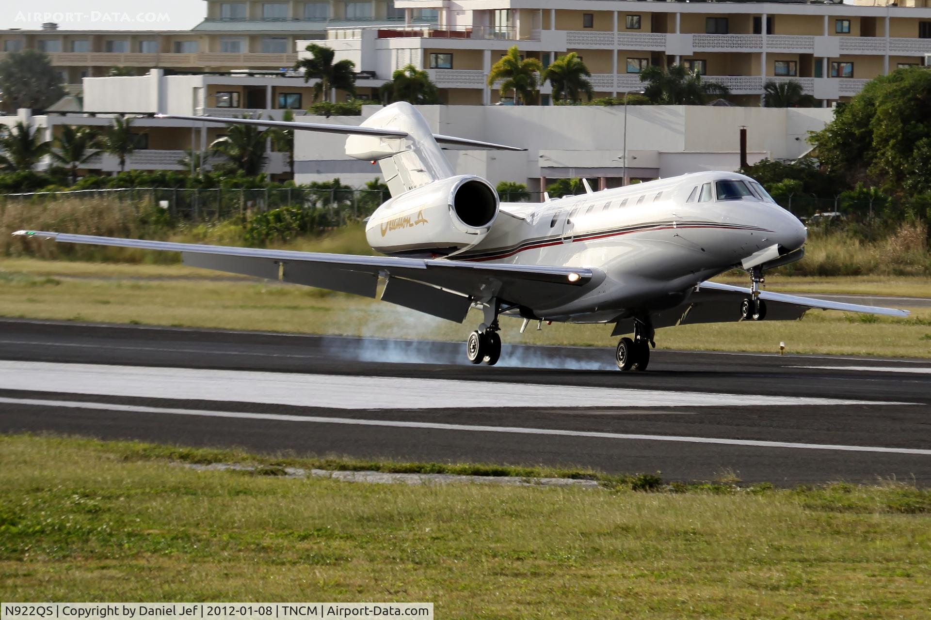 N922QS, 2008 Cessna 750 Citation X Citation X C/N 750-0293, N922QS