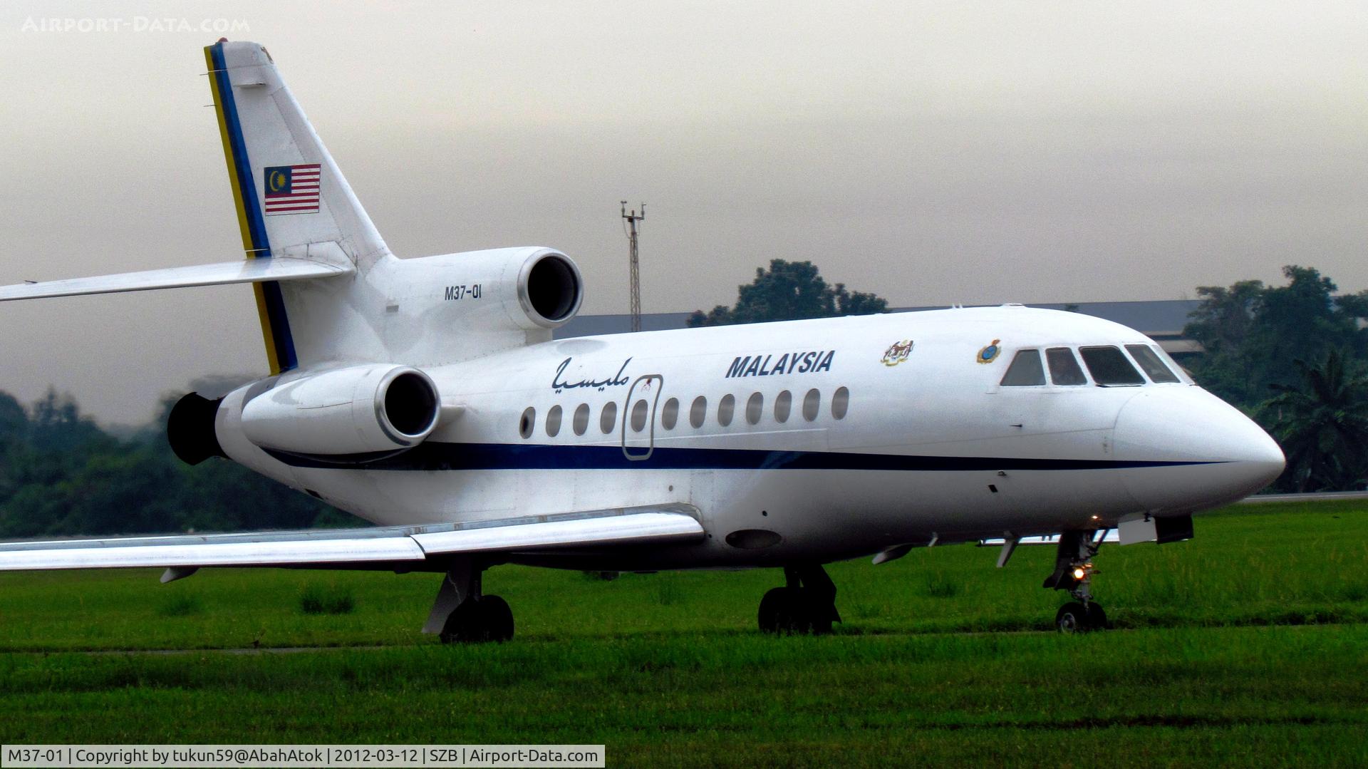 M37-01, 1989 Dassault Falcon 900 C/N 64, Royal Malaysian Air Force