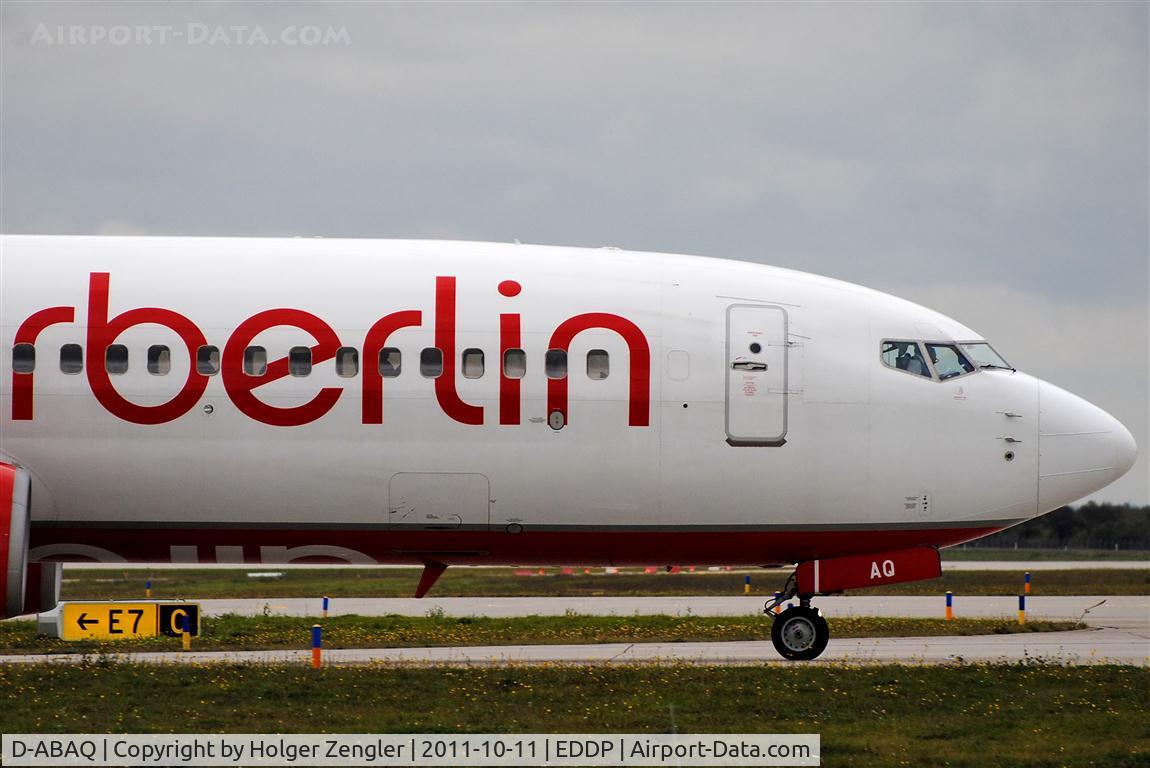 D-ABAQ, 1998 Boeing 737-86J C/N 28071, Lining up for take-off on rwy 26R...