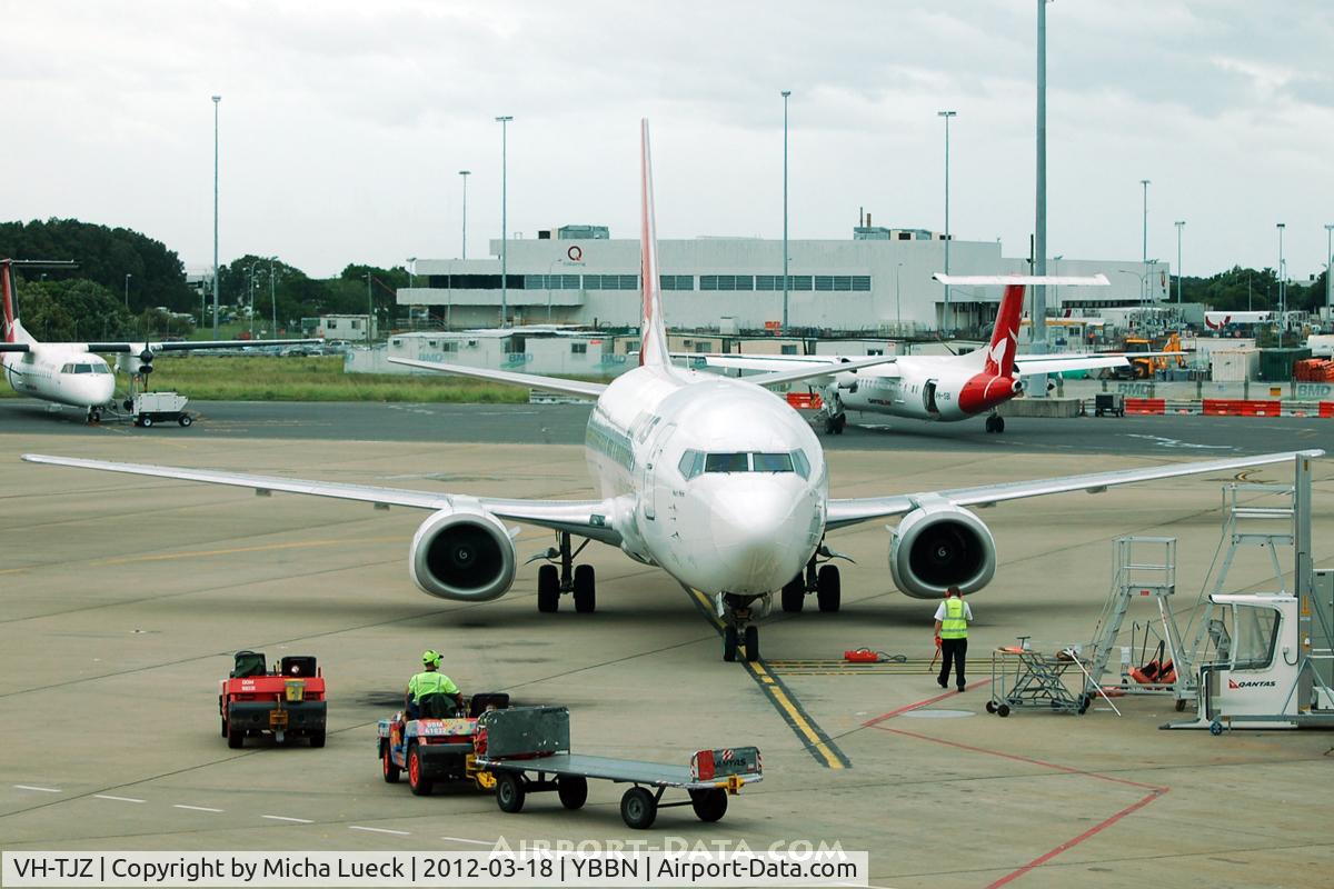 VH-TJZ, 1996 Boeing 737-476 C/N 28152, At Brisbane