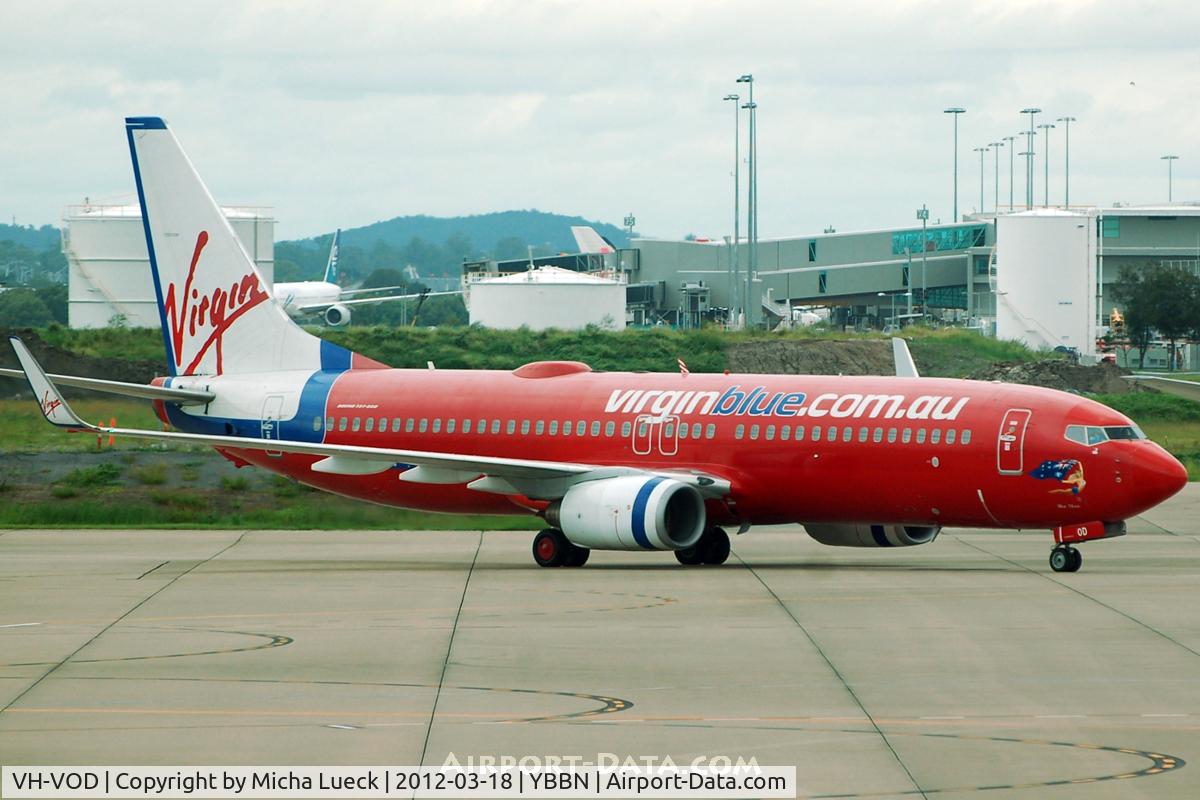 VH-VOD, 2002 Boeing 737-8BK C/N 30624, At Brisbane