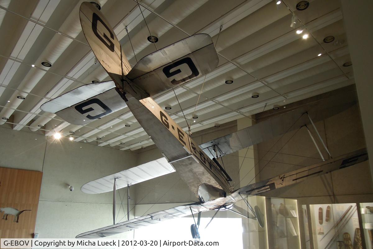 G-EBOV, 1926 Avro 581 Avian C/N 5116, At the Museum of Queensland, Brisbane