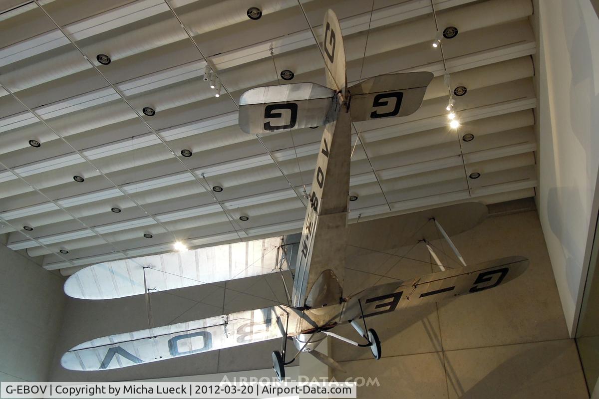G-EBOV, 1926 Avro 581 Avian C/N 5116, At the Museum of Queensland, Brisbane
