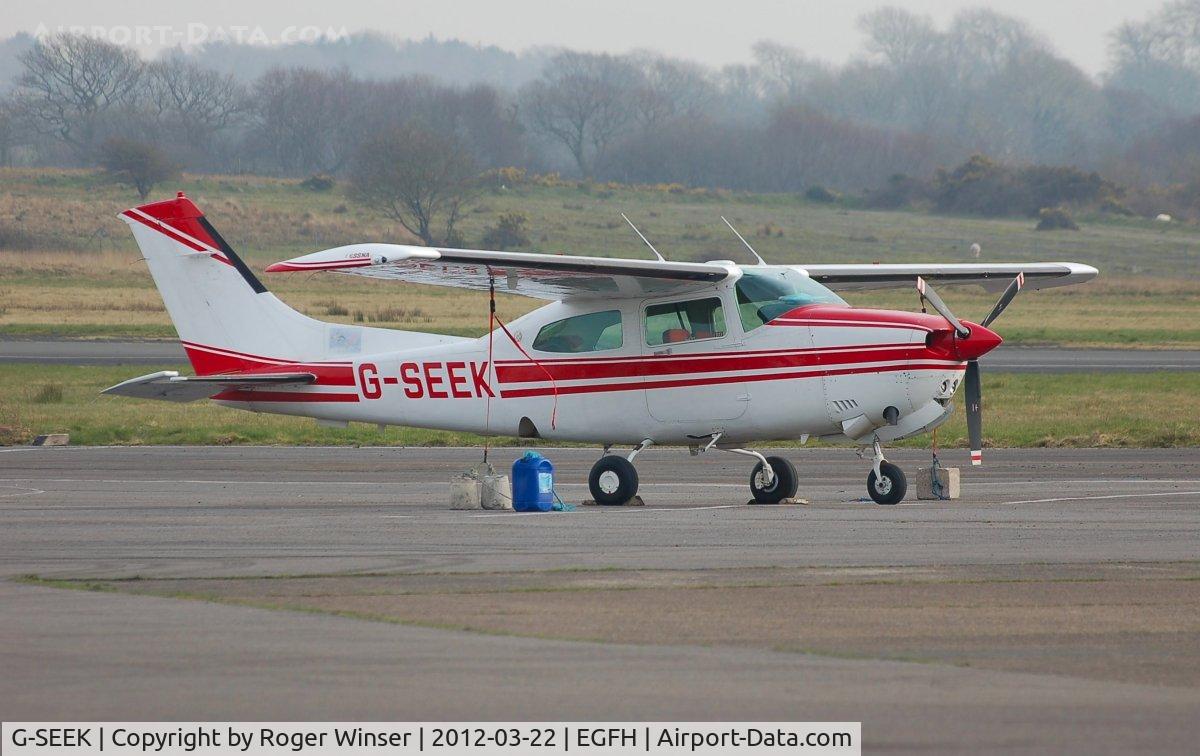 G-SEEK, 1982 Cessna T210N Turbo Centurion C/N 21064579, Visiting Round The World Cessna Turbo Centurion. 