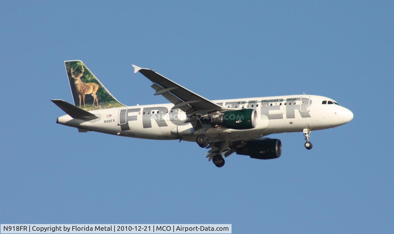 N918FR, 2003 Airbus A319-111 C/N 1943, Jake the White Tail Deer