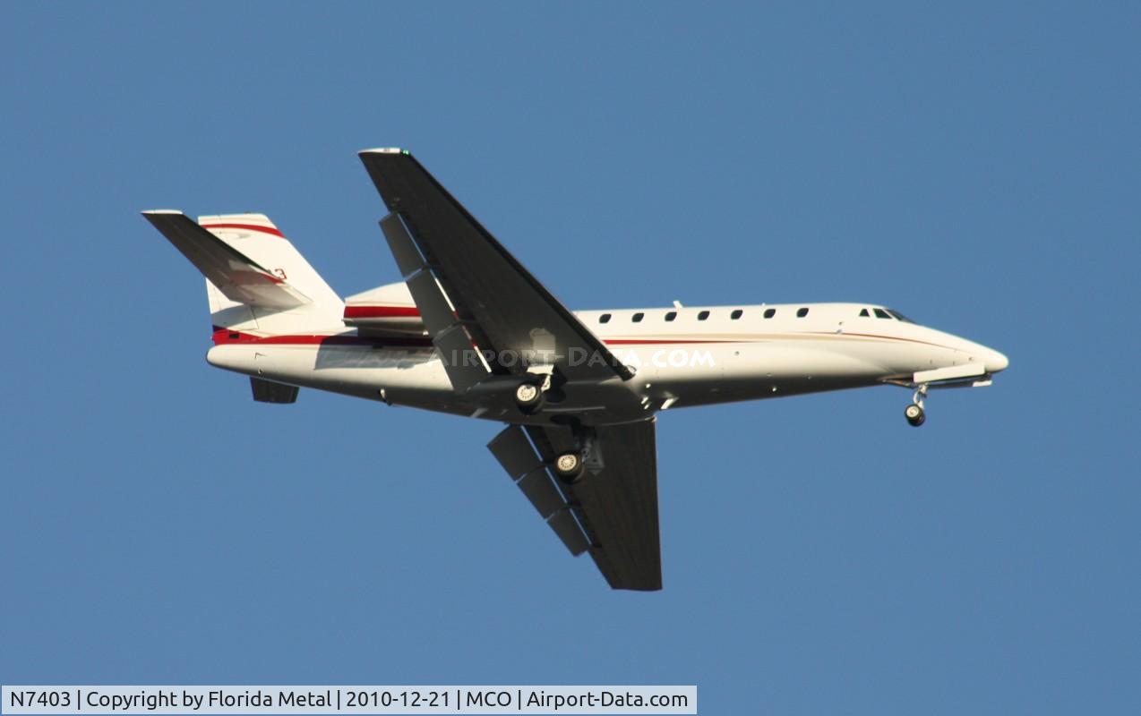 N7403, 2008 Cessna 680 Citation Sovereign C/N 680-0222, Darden Restaurants C680
