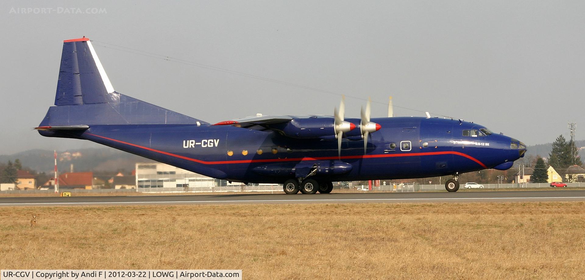 UR-CGV, 1966 Antonov An-12BP C/N 6344610, Meridian AN-12