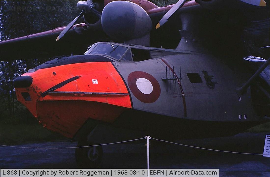 L-868, 1945 Consolidated Vultee PBY-6A C/N 2070, International Airshow.RDAF ESK721. Went later to CAF crashed 08-1975. Bu.Nu.64000