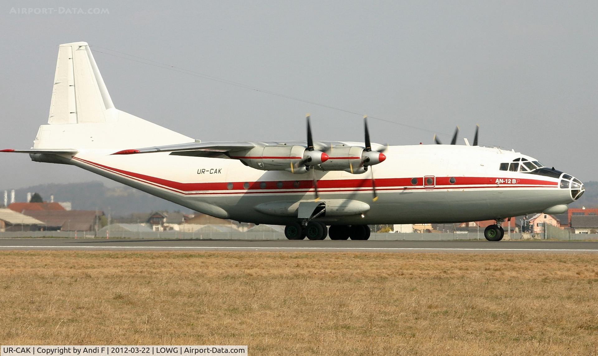 UR-CAK, 1993 Antonov An-12BP C/N 6343707, Meridian An-12