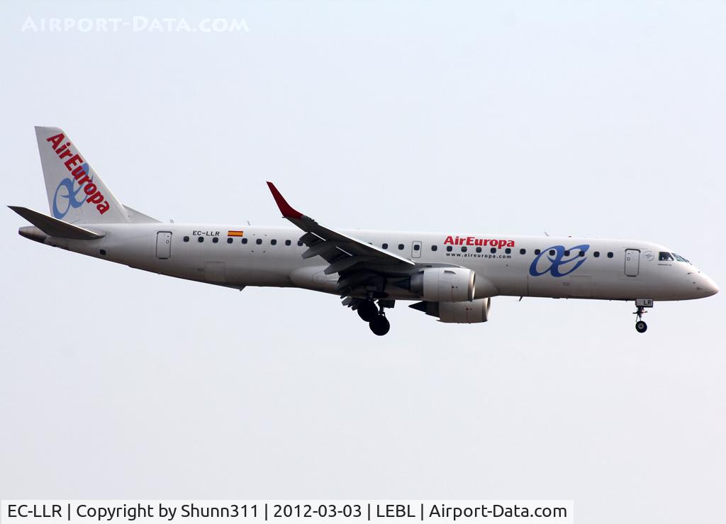 EC-LLR, 2011 Embraer 195LR (ERJ-190-200LR) C/N 19000452, Landing rwy 25R