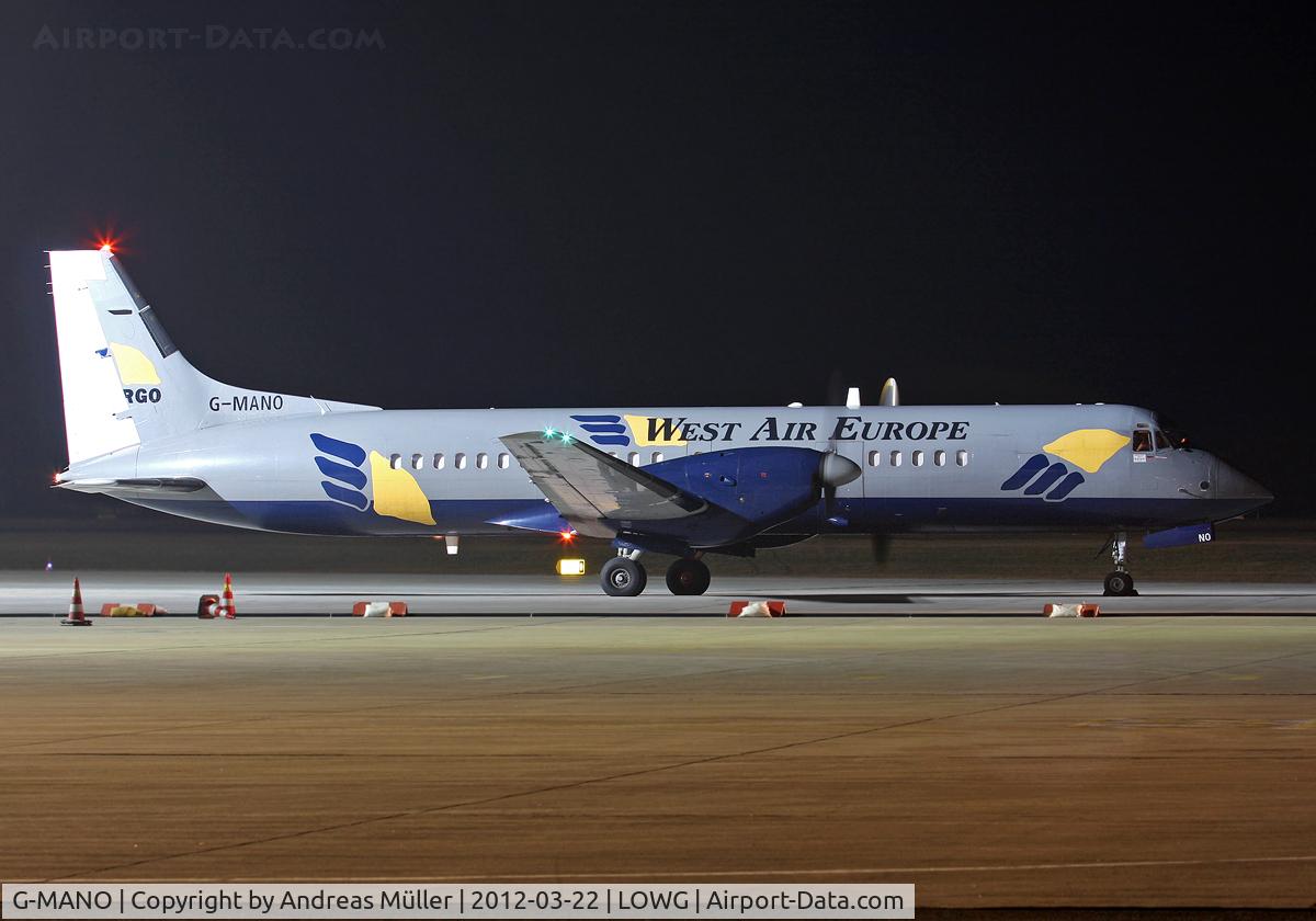 G-MANO, 1988 British Aerospace ATP C/N 2006, Cargo to BHX