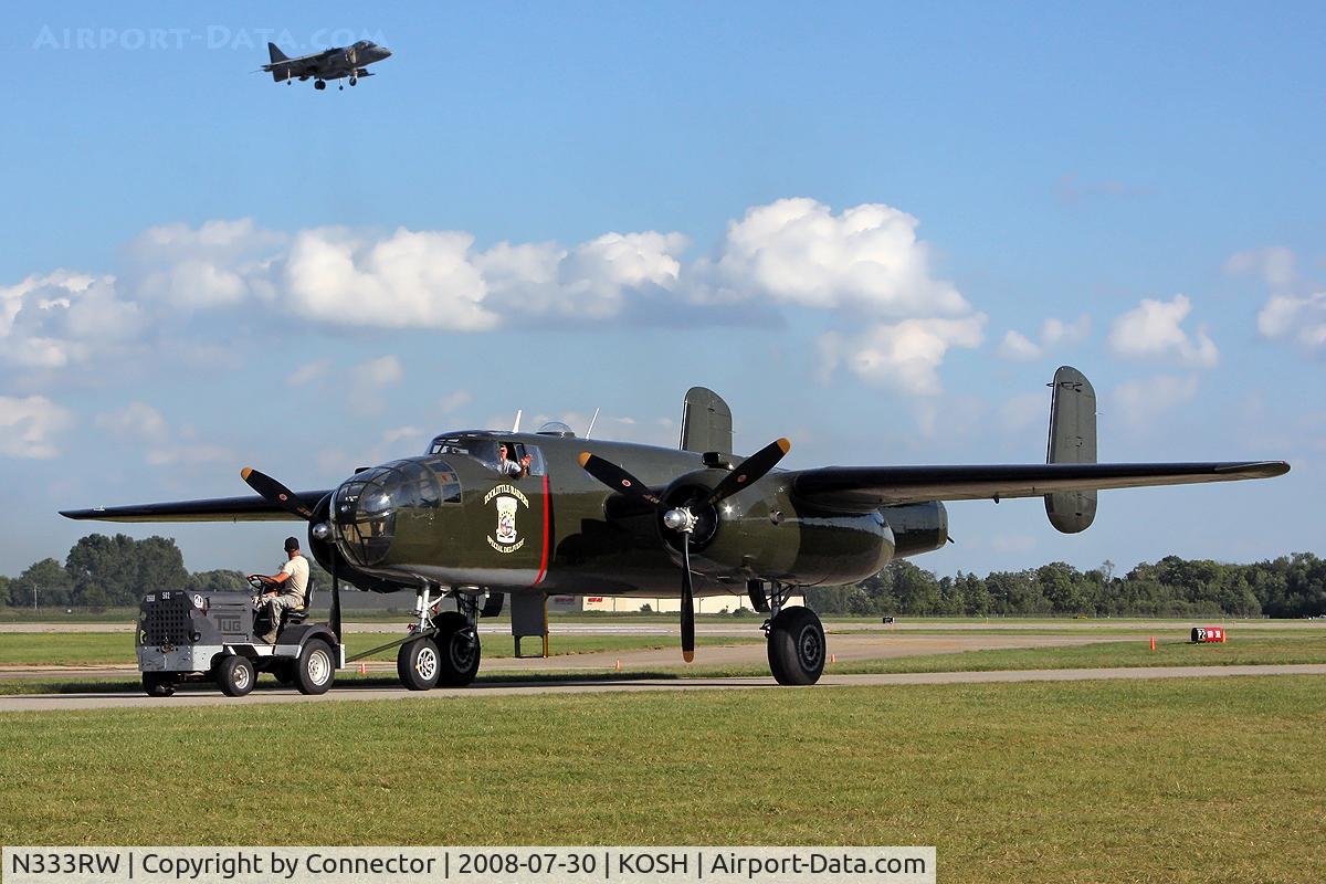 N333RW, 1944 North American B-25N Mitchell C/N 108-47488, EAA Airventure 2008.
