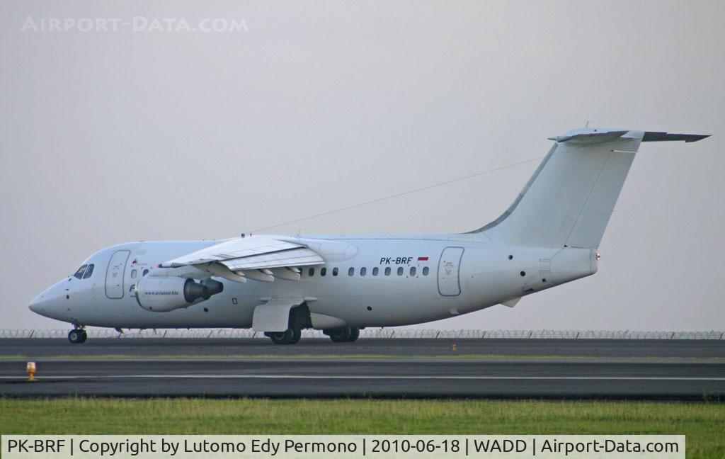 PK-BRF, 1992 British Aerospace BAe.146-200 C/N E2210, Aviastar