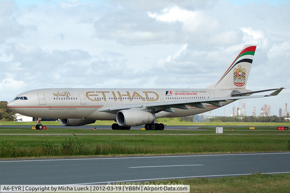 A6-EYR, 2008 Airbus A330-243 C/N 975, At Brisbane
