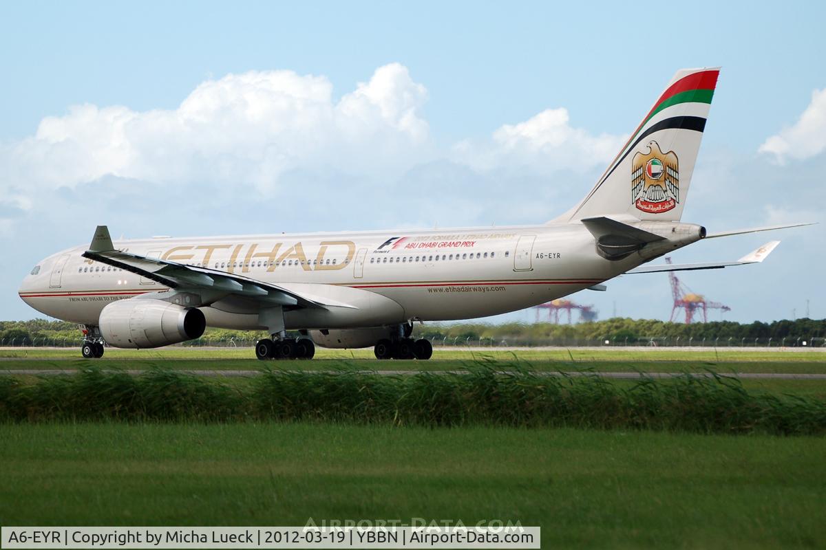 A6-EYR, 2008 Airbus A330-243 C/N 975, At Brisbane