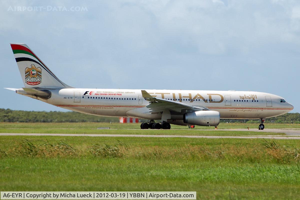 A6-EYR, 2008 Airbus A330-243 C/N 975, At Brisbane