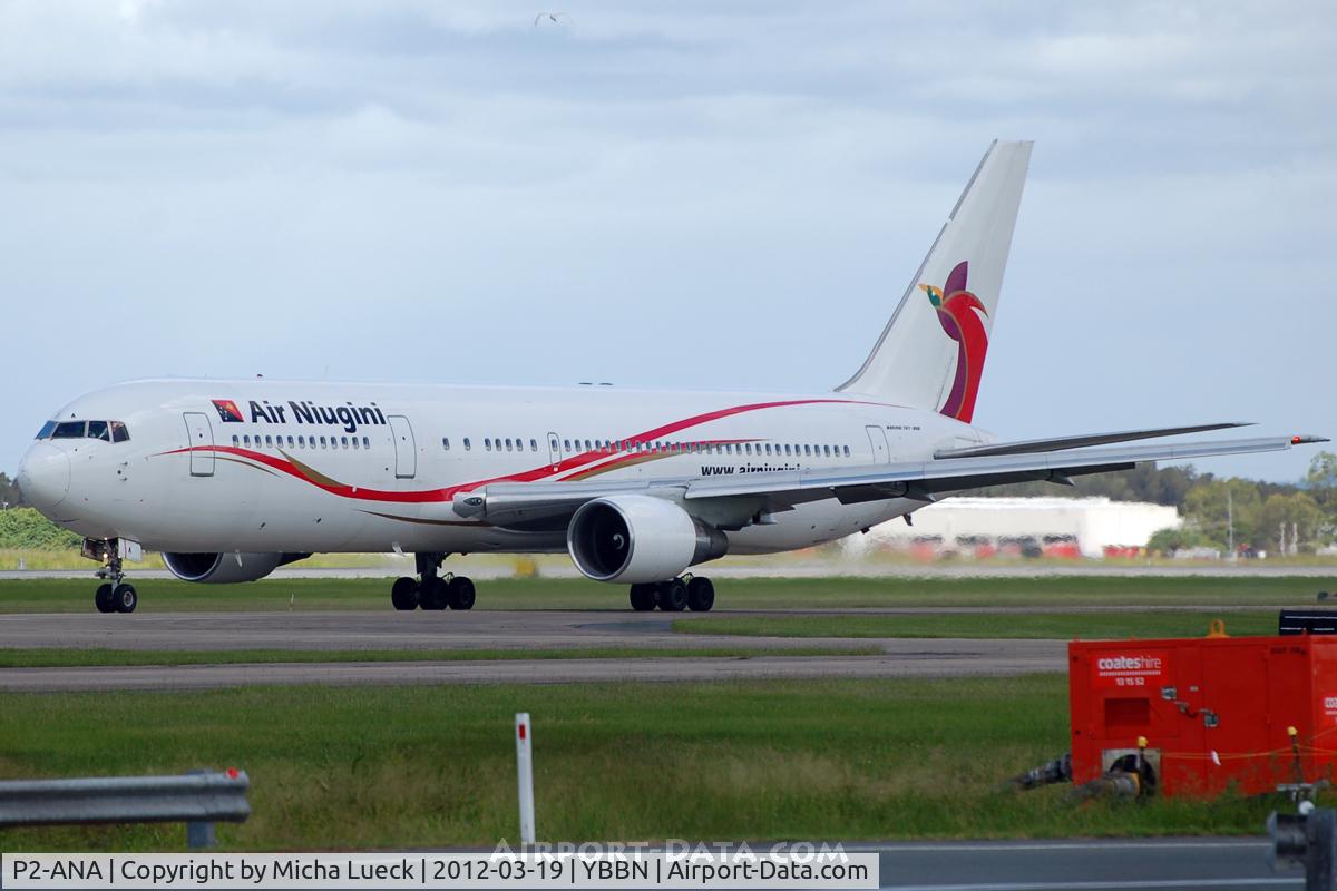 P2-ANA, 1989 Boeing 767-366/ER C/N 24541, At Brisbane