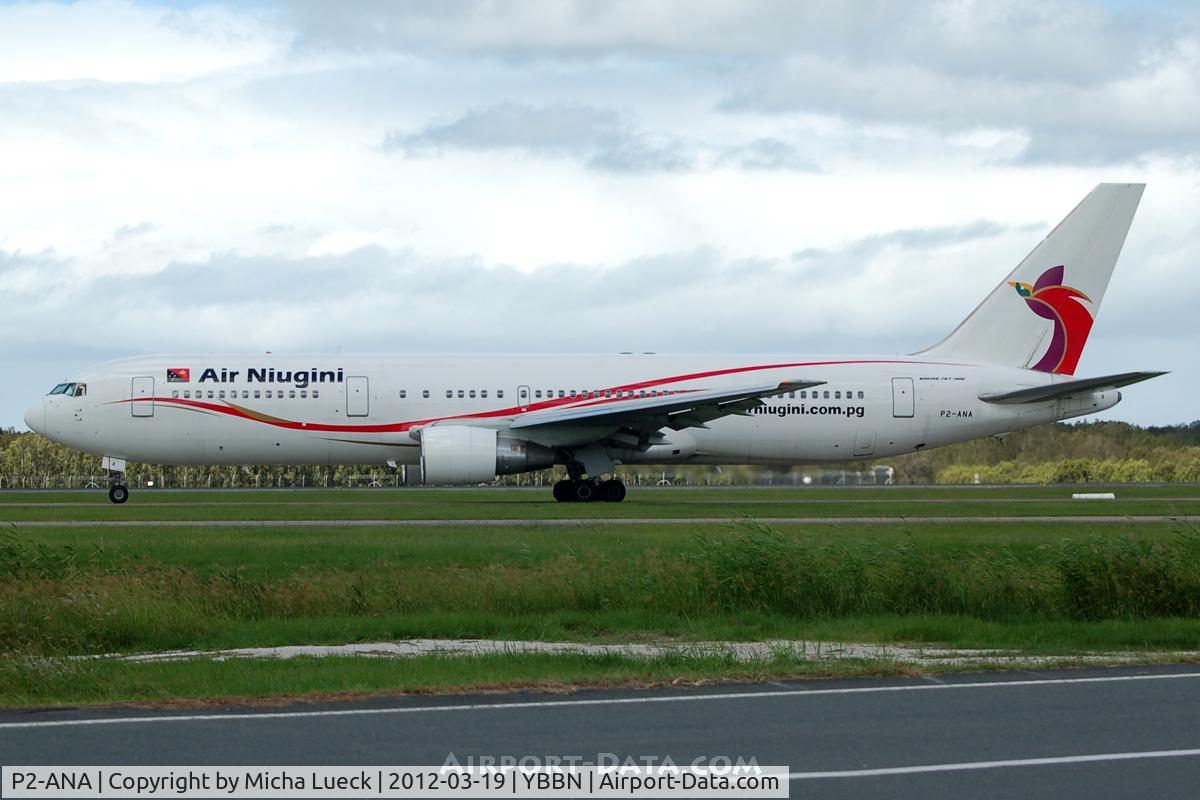 P2-ANA, 1989 Boeing 767-366/ER C/N 24541, At Brisbane