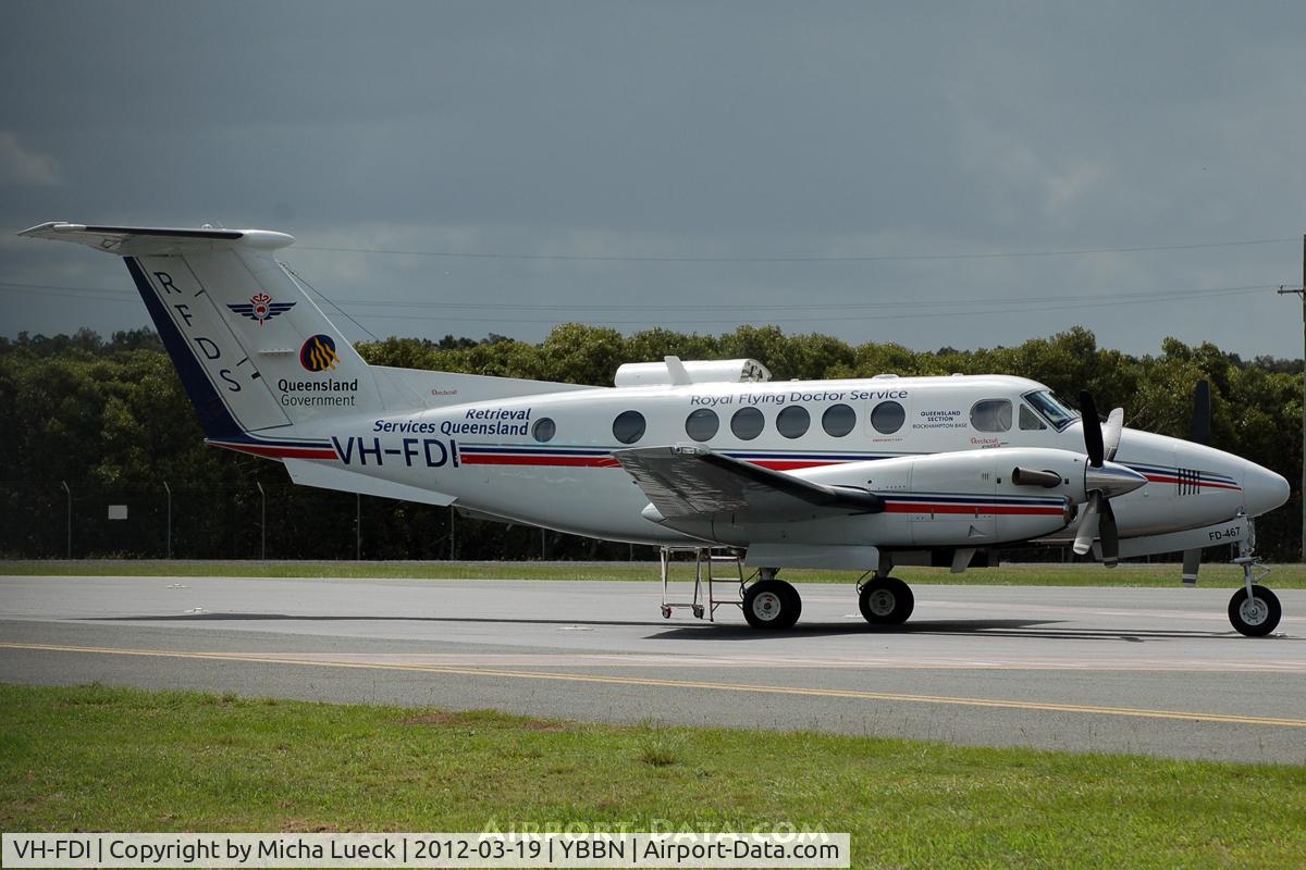 VH-FDI, Beech B200C Super King Air King Air C/N BB-1037, At Brisbane