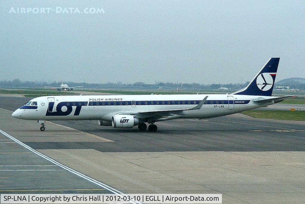 SP-LNA, 2011 Embraer 195LR (ERJ-190-200LR) C/N 19000415, LOT - Polish Airlines