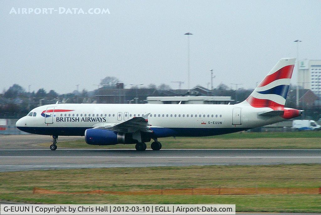 G-EUUN, 2003 Airbus A320-232 C/N 1910, British Airways