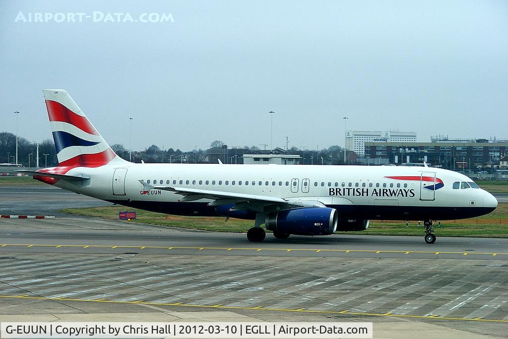 G-EUUN, 2003 Airbus A320-232 C/N 1910, British Airways