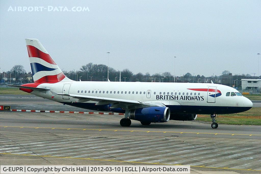 G-EUPR, 2000 Airbus A319-131 C/N 1329, British Airways