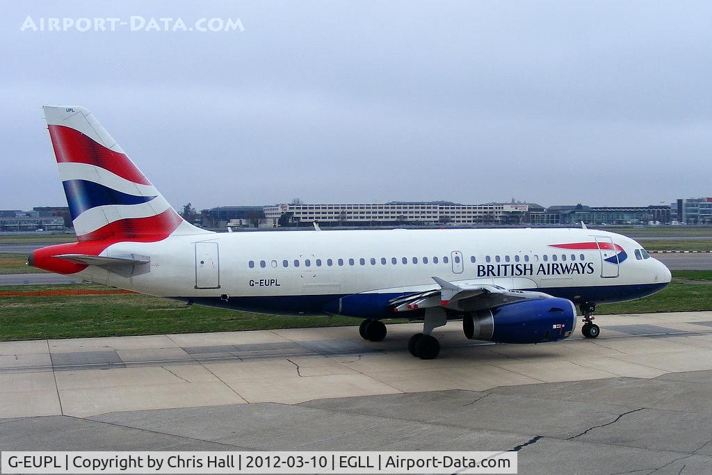 G-EUPL, 2000 Airbus A319-131 C/N 1239, British Airways